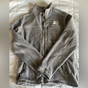 The Northface Grey Sweater Fleece Jacket